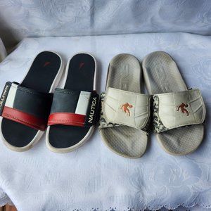 2 Pairs of Slides- Size 4 (Jr)